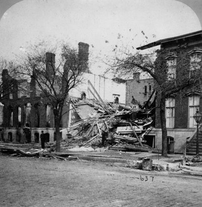 Límite Sur del Incendio de Chicago de 1871, 1871 de American Photographer